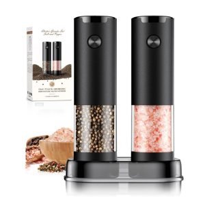 Electric Salt and Pepper Grinder Set