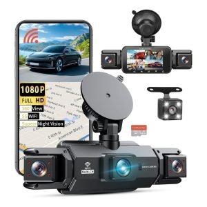 360° Dash Cam 4 Channel 5G WiFi & APP Control