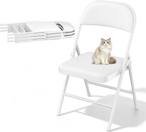 4 Pack Padded Folding Chairs