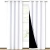 White 84″ Blackout Curtains 2-Pack