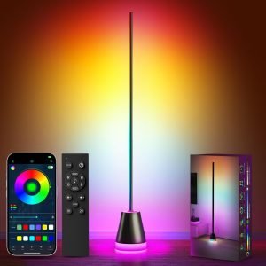 Smart RGB LED Corner Floor Lamp