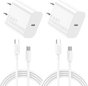 iPhone USB-C Wall Charger Block 2-Pack