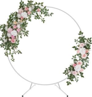 Round Backdrop Stand with Two Water Bags  for Party