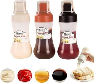 3 Pcs Squeeze Bottles