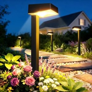 Solar Pathway Lights Outdoor 8-Pack 