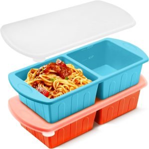 2 Pack Silicone Freezer Trays With Lid