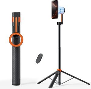 65″ Magnetic Tripod for iPhone with Remote