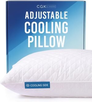 Adjustable Cooling Pillow Queen Size