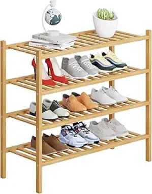 3-Tier Bamboo Shoe Rack 