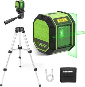 Laser Level with 25.6-Inch Tripod 