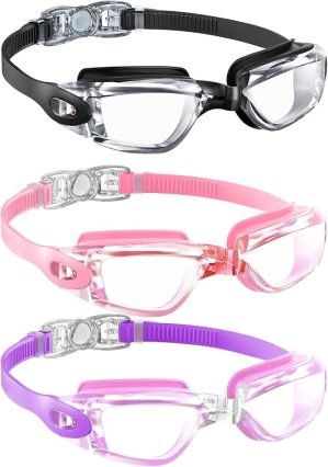 3-Pack Swimming Goggles