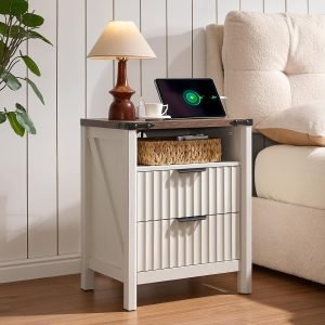 Nightstand with Charging Station