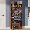 Shoe Cabinet with Hidden Bench