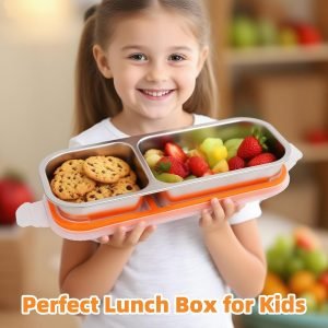 Stainless Steel Snack Containers with Lids