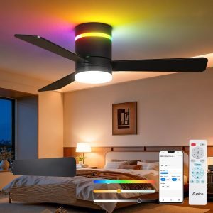 42-Inch RGB Ceiling Fan with Lights 