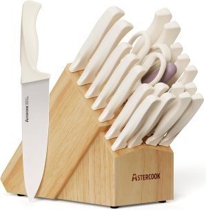 22-Piece Kitchen Knife Set