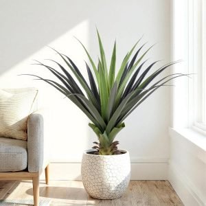 Artificial Spiked Agave Plant