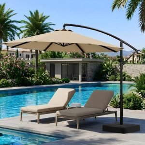 10FT Cantilever Outdoor Umbrella
