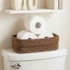 Woven Toilet Paper Storage Basket 