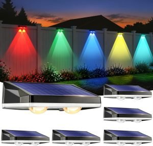 Solar Fence Lights Outdoor