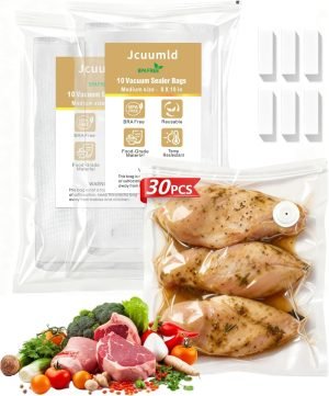 Reusable Vacuum Sealer Bags for Food