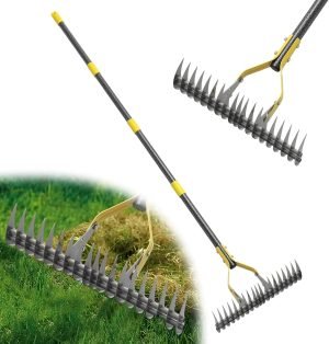 69 Inch Garden Thatching Rake