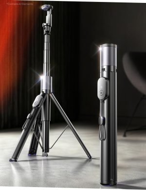 LISEN 67″ Selfie Stick Tripod