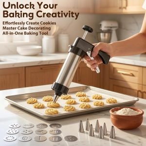 Stainless Steel Cookie Press Kit