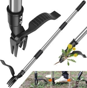 Stand Up Weed Puller Tool