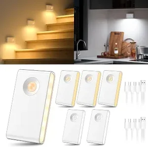 Stair Lights Motion Sensor Indoor 6-Pack