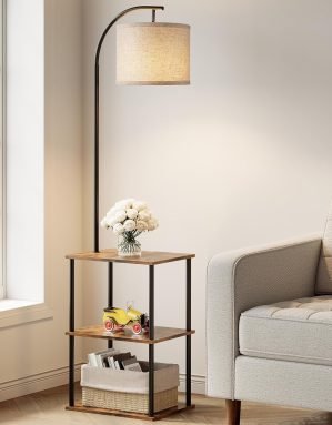 Floor Lamp with Table