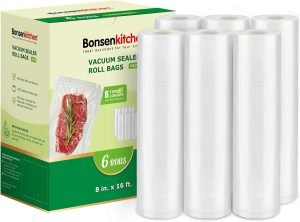 6 Rolls 8″ x 16′ Vacuum Sealer