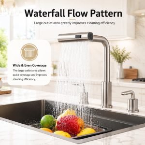 Kitchen Faucet with Pull-Down Sprayer
