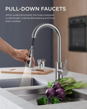 Kitchen Faucets Pull Down Sprayer