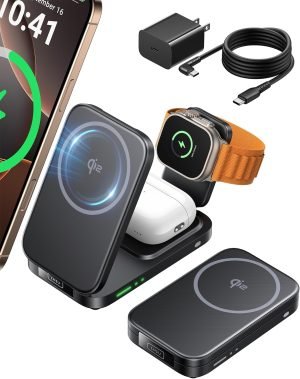 3 in 1 Foldable Wireless Charging Station