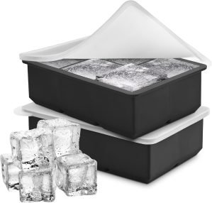 2-Pack Silicone Ice Cube Trays