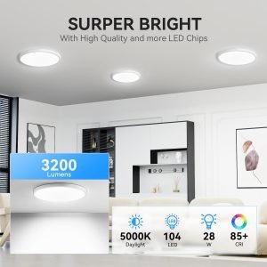 4PACK LED Flush Mount Ceiling Light