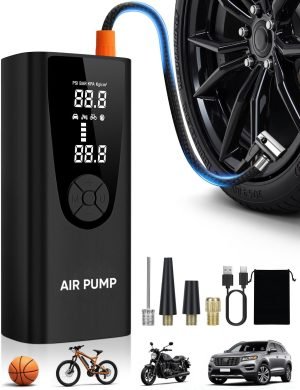 Upgrade Tire Inflator Portable Air Compressor