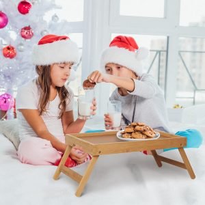 100% Bamboo Bed Tray with Folding Legs