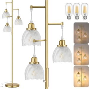 Dimmable Gold Floor Lamp 
