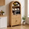 Modern Arched Storage Cabinet