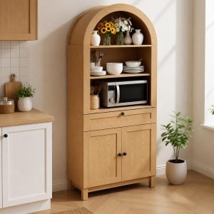 Modern Arched Storage Cabinet