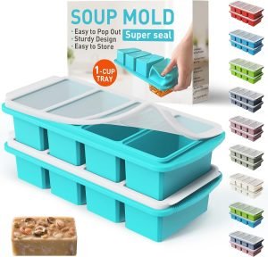 Silicone Freezer Tray With Lid