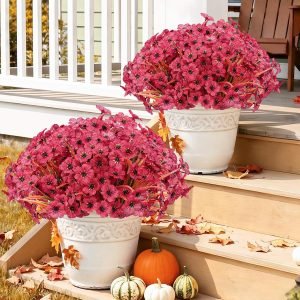 22-Pack Artificial Flowers
