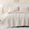 3 Pieces Velvet Quilt Set