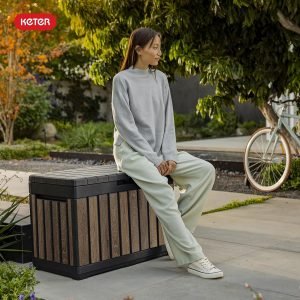 Keter Everwood 50-Gallon Storage Box