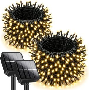 2-Pack Solar String Lights