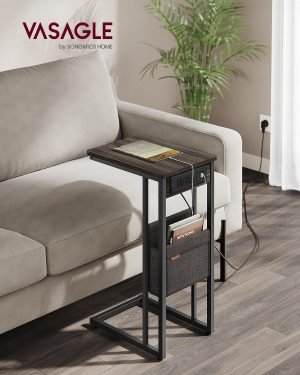 C-Shaped Side Table