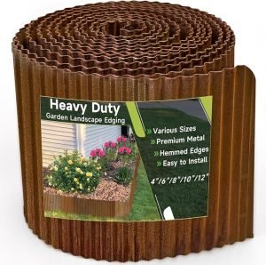 Metal Garden Border for Flower Beds 