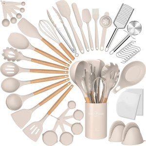 Silicone Cooking Utensils Set – 43-Piece